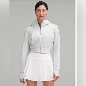 Lululemon cropped scuba light grey